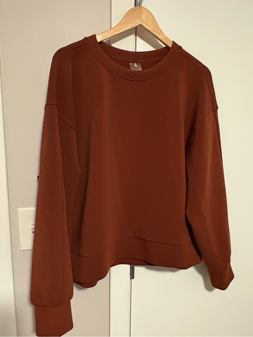 Calia (by Carrie Underwood) Women's Rust Crewneck Sweater Size Large